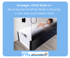 barrierefreie Walk-In+ Dusche
